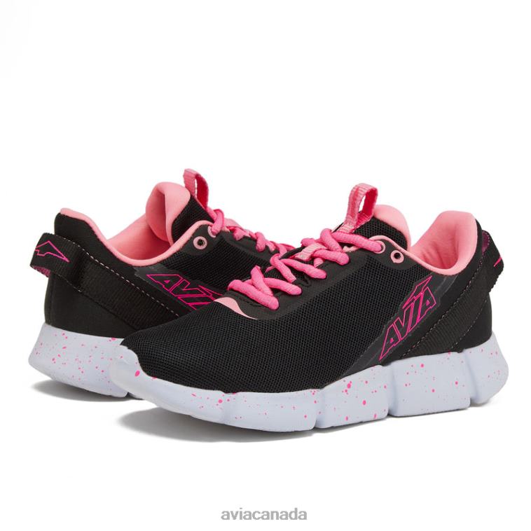 Avi-Blitz Girl Avia Black/Dark Pink 0LZJN110 Athletic Sneakers