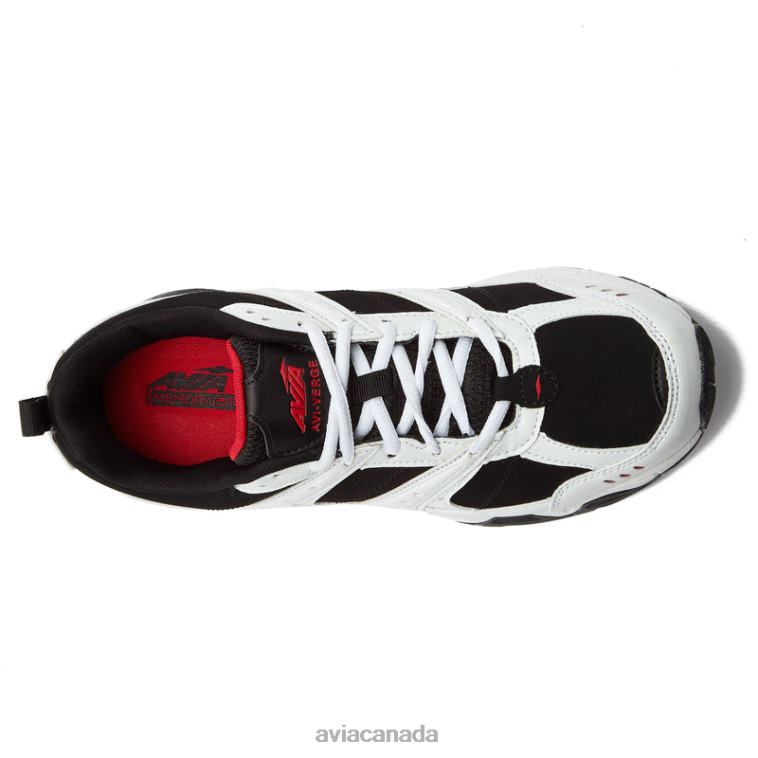 Avi-Verge Men Avia White/Black/Fire 0LZJN59 Cross Training