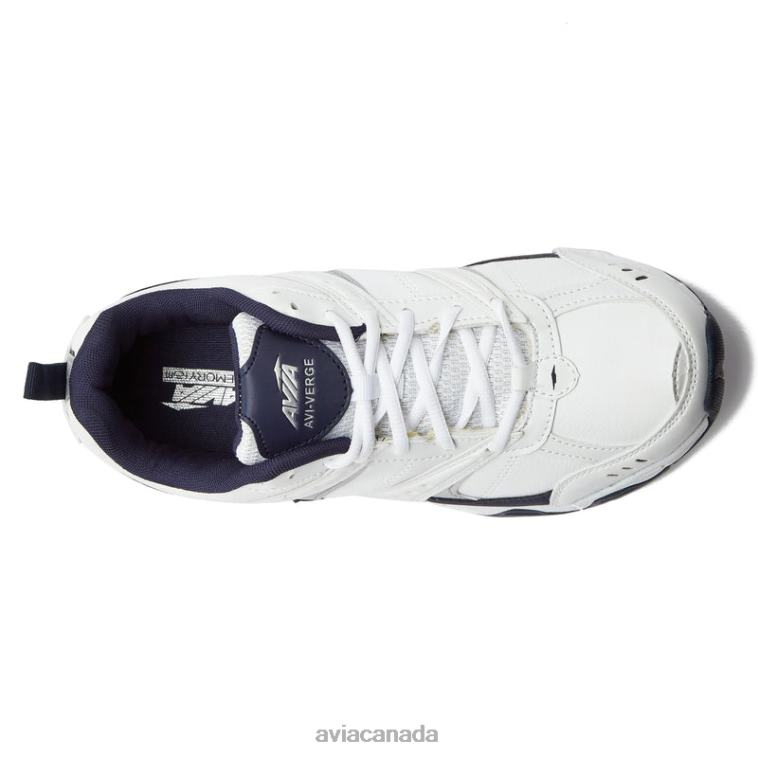 Avi-Verge Men Avia White/Rich Navy 0LZJN58 Cross Training