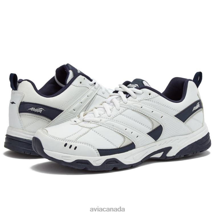 Avi-Verge Men Avia White/Rich Navy 0LZJN58 Cross Training