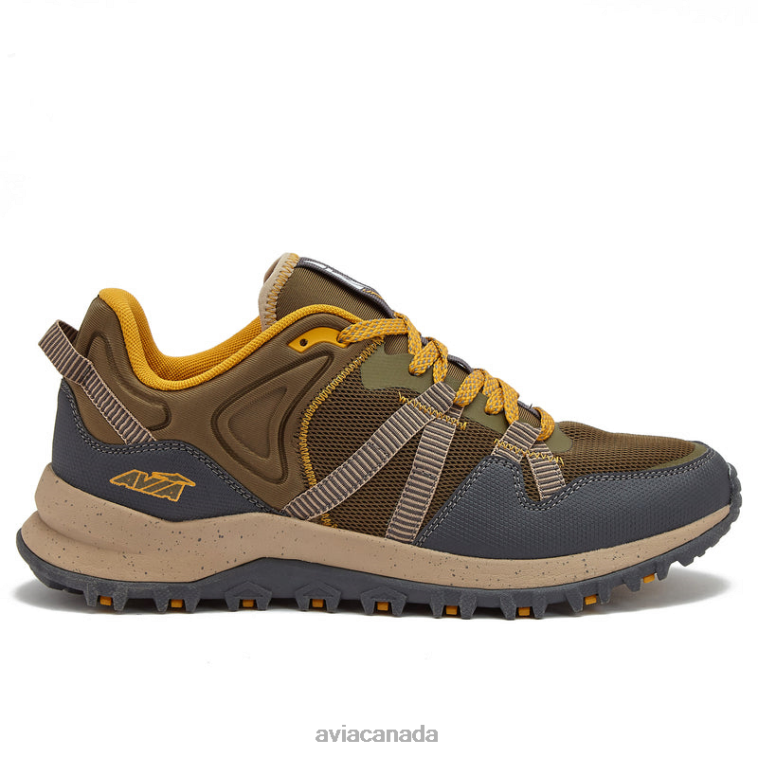 Avi-Upstate Men Avia Dark Green/Yellow 0LZJN69 Hiking