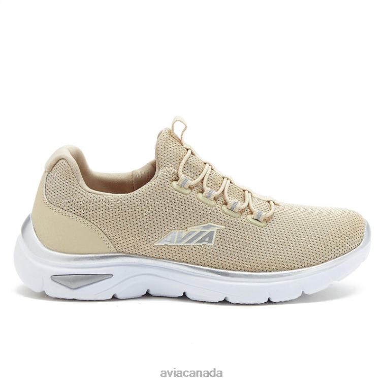 Avi-Junction Women Avia Tan/Silver Grey 0LZJN16 Sneakers